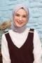 Bambu Kraş Gri Şal