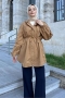 Kapüşonlu Camel Kap