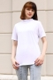 Balıkçı Yaka Beyaz T-Shirt